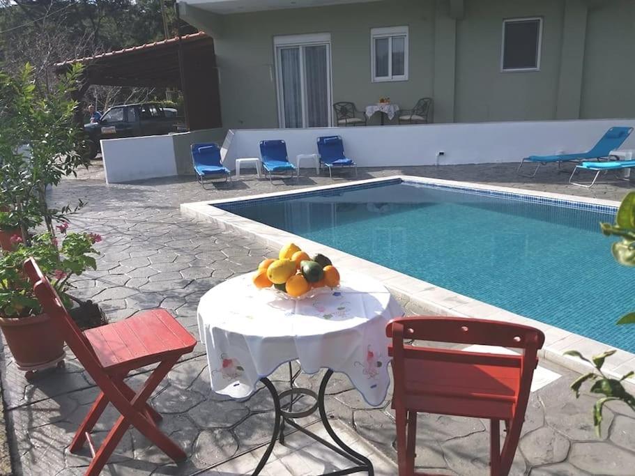 Greek Style Ground Floor Apartment & Pool Ialysos  Exterior foto