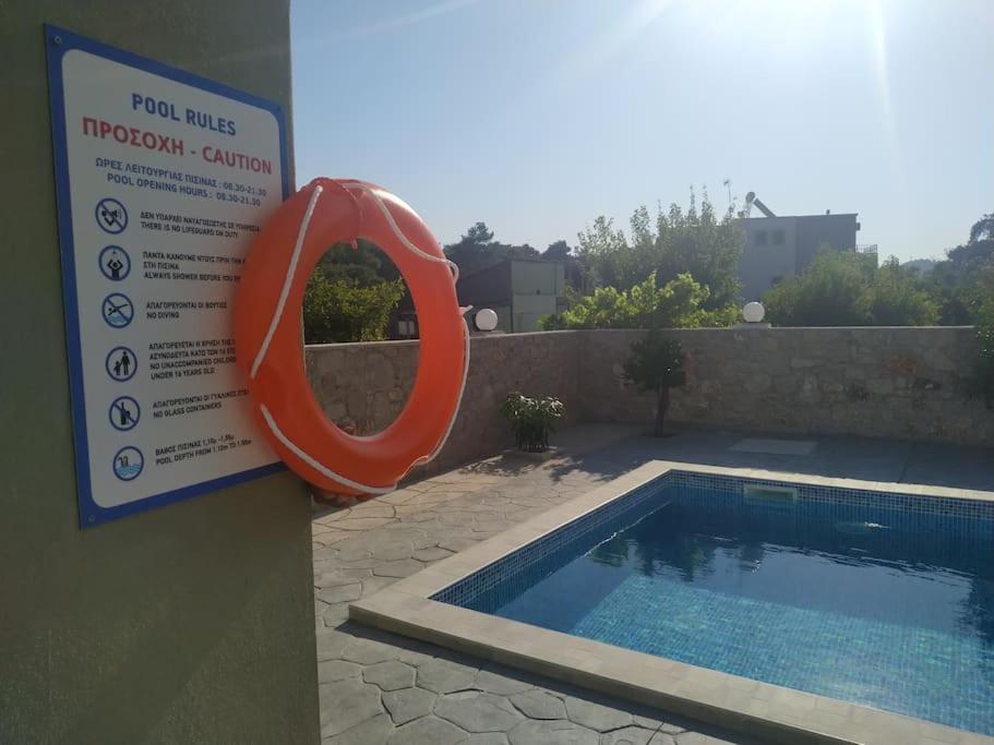 Greek Style Ground Floor Apartment & Pool Ialysos  Exterior foto