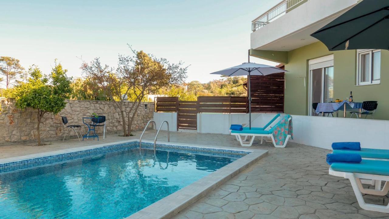 Greek Style Ground Floor Apartment & Pool Ialysos  Exterior foto