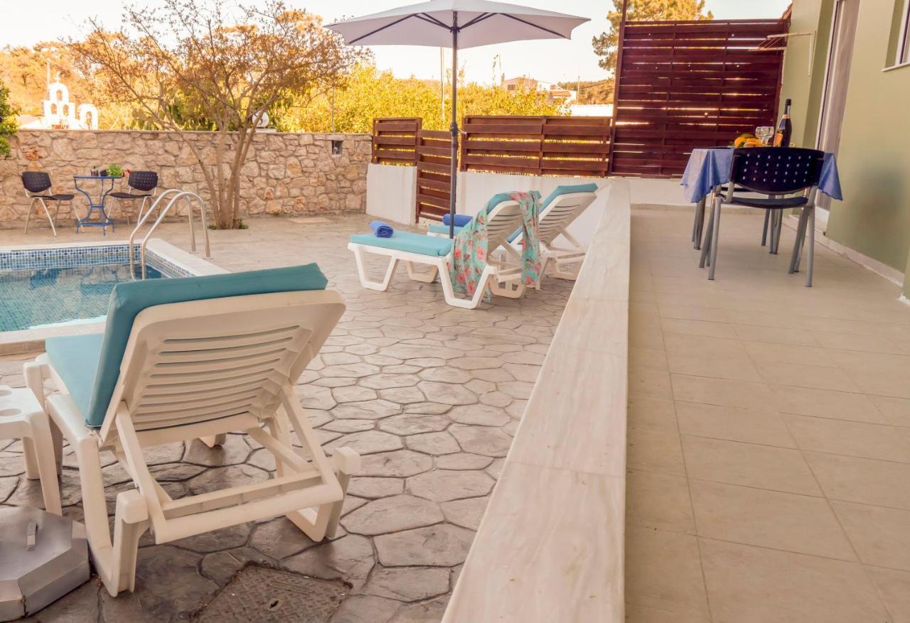 Greek Style Ground Floor Apartment & Pool Ialysos  Exterior foto